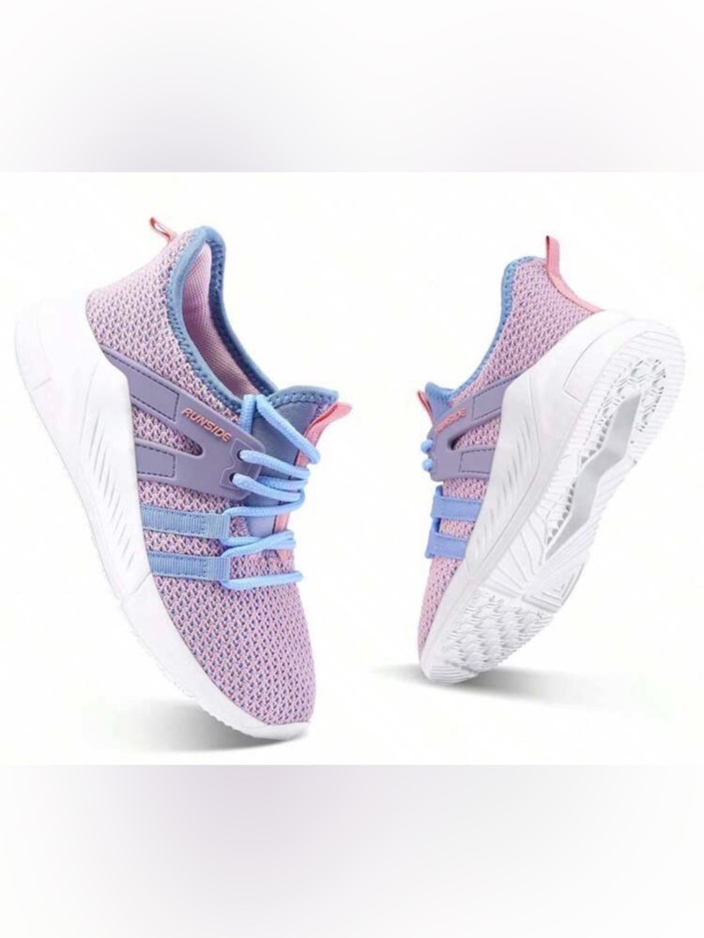 RUNSIDE Kids Tennis Shoes Toddler Size 10 | Aqua | Lightweight Athletic Sneakers